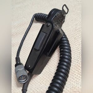 Black Coiled Cable with Connector